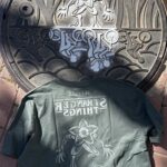 stranger things manhole cover print t shirt