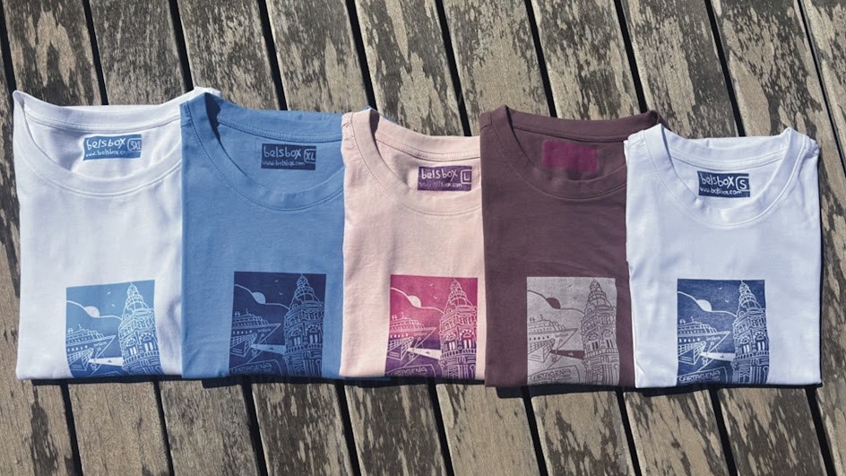 linocut print tshirts