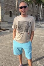 brussels manhole cover print t shirt