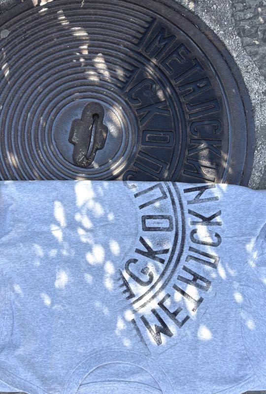 kotor manhole cover print t shirt