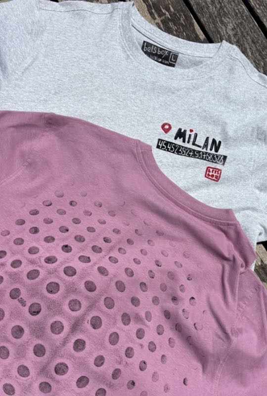 milan manhole cover print t shirt