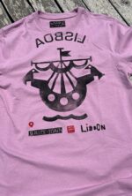 lisbon manhole cover print t shirt