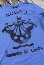 lisbon manhole cover print t shirt
