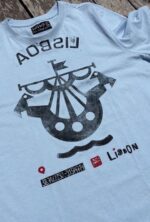 lisbon manhole cover print t shirt
