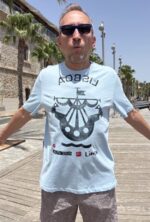 lisbon manhole cover print t shirt