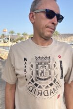 madrid manhole cover print t shirt