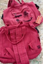 sea animal linoprints bag & backpack