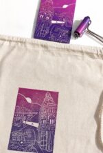 cartagena linocutprint backpack