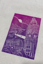 cartagena linocutprint backpack