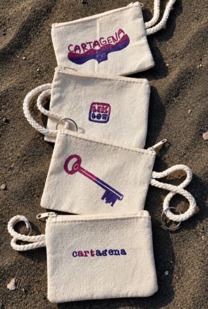 linoprint key bag