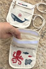 linoprint travel pouch