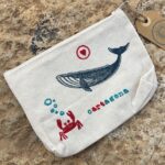 linoprint zipper pouch