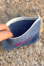 linoprint zipper pouch