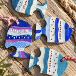 clay cartagena fish ornament