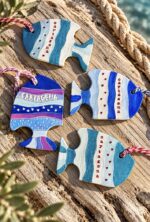 clay cartagena fish ornament