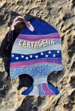clay cartagena fish ornament