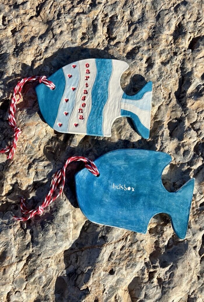clay cartagena fish ornament