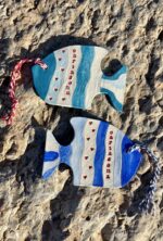clay cartagena fish ornament